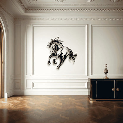 Horse Wall Art D1 لوحة الخيل | Metal Wall Art