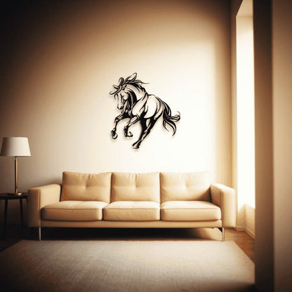 Horse Wall Art D1 لوحة الخيل | Metal Wall Art