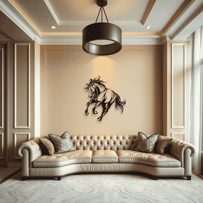 Horse Wall Art D1 لوحة الخيل | Metal Wall Art