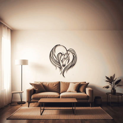 Horse Wall Art D18 لوحة الخيل | Metal Wall Art