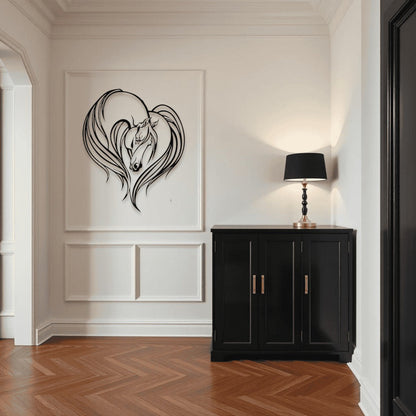 Horse Wall Art D18 لوحة الخيل | Metal Wall Art